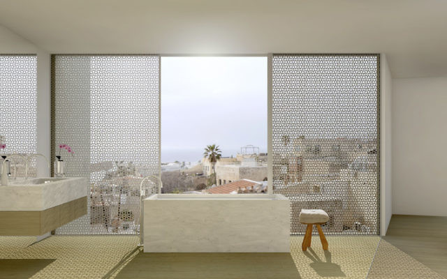 Illustration du penthouse à $41 millions de W Tel Aviv. (Crédit : RFR Holding)