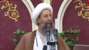 Nimr al-Nimr (Crédit : capture d’écran MEMRI/YouTube)