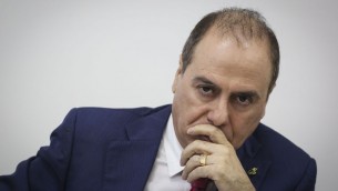 Silvan Shalom, le 17 mai 2015 (Crédit : Hadas Parush/Flash90)