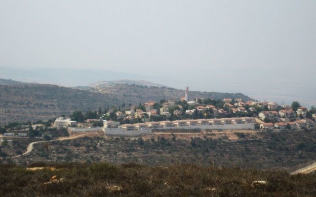Beit Horon en 2010 (Crédit : Joshua Davidovich/Times of Israel)
