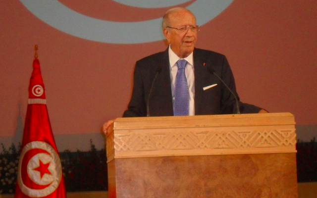 Le président tunisien Béji Caïd Essebsi. (Crédit : Magharebia/CC-BY-2.0)
