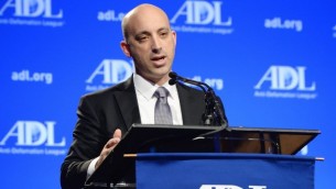 Jonathan A. Greenblatt, président de la Ligue anti-diffamation (ADL), à Los Angeles, le 6 novembre 2014. (Crédit : ADL)
