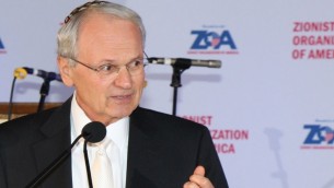 Le président de la ZOA, Morton A. Klein. (Crédit : Joseph Savetsky/autorisation de la ZOA)