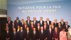 Les participants à la conférence ministérielle à Paris, le 3 juin 2016 (Capture d’écran L'Elysée)