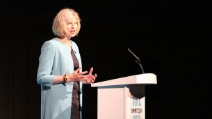 Theresa May  (Crédit : Wikimedia Commons CC BY 2.0)