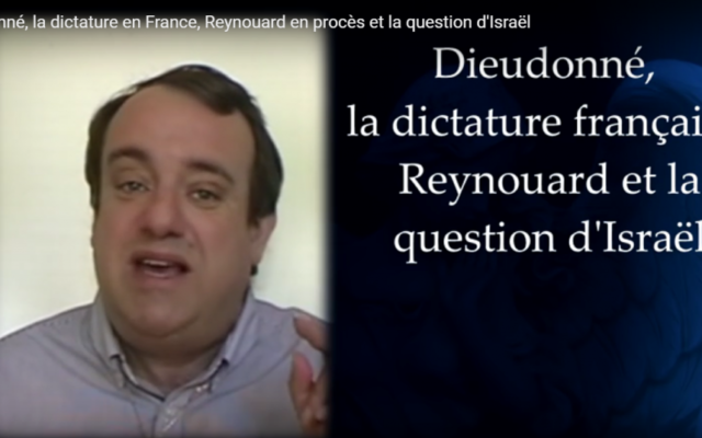 Vincent Reynouard (Crédit : Capture d'écran/YouTube)