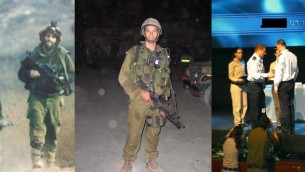 Sgt. Steven Wailand, à gauche, Maj. Ariel Barbi, au centre, et le Maj. Dani, à droite, ont reçu des citations officielles pour leur service au cours de la seconde guerre du Liban. (Crédit : autorisation)