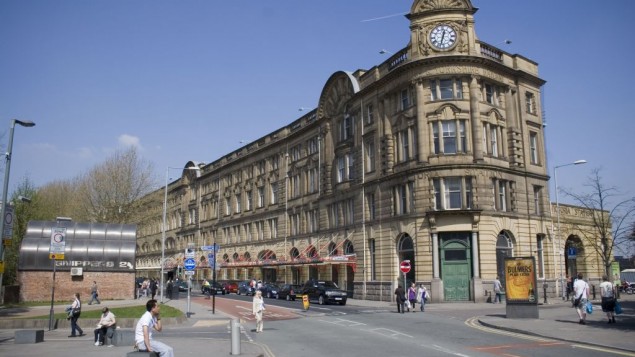 La gare victorienne de Manchester. (Crédit : WikiCommons via JTA)