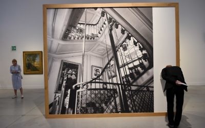Vernissage de l'exposition "21 rue de la Boétie" sur le légendaire vendeur d’œuvres d'art français Paul Rosenberg (1881-1959), au musée de la Boverie à Liège, en Belgique, le 21 septembre 2016. (Crédit : AFP/John Thys)