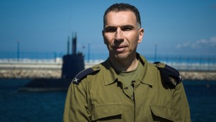 Eli Sharvit, nouveau commandant de la Marine israélienne, dans une photographie non datée à la base navale de Haïfa. (Crédit : Gadi Yampel/unité des porte-paroles de l'armée israélienne)