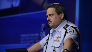 La chef de police Roni Alsheich à Tel-Aviv, le 30 août 2016 (Crédit : Tomer Neuberg / Flash90)