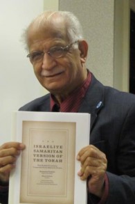 L'érudit et historien samaritain Benyamim Tsédaka (Crédit : Autorisation)