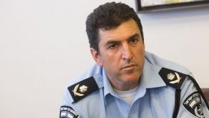 Yoram Halevy, chef de la police de Jérusalem. (Crédit : Miriam Alster/Flash90)