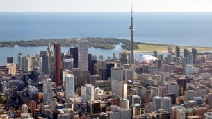 Vue aérienne de Toronto, au Canada. (Wikimedia Commons)