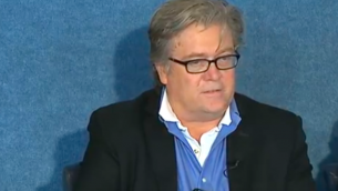 Stephen Bannon (Crédit : capture d'écran YouTube)