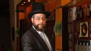 Le rabbin Pinchas Goldschmidt. (Crédit : Flash90)