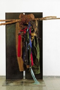 La "Crucifixion du bédouin", par l'artiste israélien Yigal Tumarkin (Autorisation Musée d'Israël) 