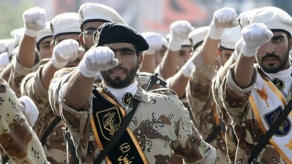 Gardiens de la Révolution iraniens. Illustration. (Crédit : Twitter/(@MidEastNews_Eng)