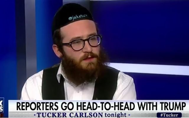 Le journaliste juif Jake Turx s'exprime sur Fox News  le 17 février 2017 (Capture d'écran : YouTube )
