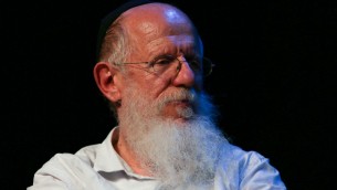 Le rabbin Yaakov Medan, le 7 novembre 2012. (Crédit : Oren Nahshon / FLASH90)