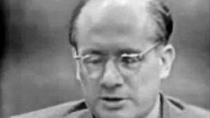 Raphael Lemkin. (Crédit : Domaine public)