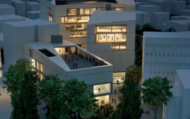 Le futur Campus des Arts de Jérusalem, qui ouvrira en 2020. (Crédit : UJA-Federation of New York)