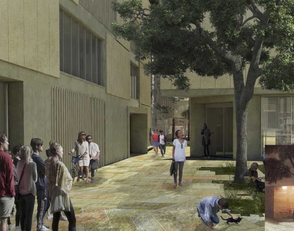 Le futur Campus des Arts de Jérusalem, qui ouvrira en 2020. (Crédit : UJA-Federation of New York)