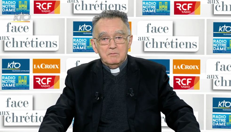 Monseigneur Georges Pontier, président de la Conférence des évêques de France, en décembre 2016. (Crédit : capture d'écran YouTube/KTOTV)