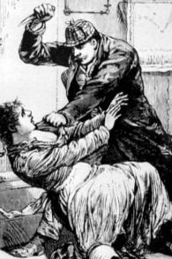 Un dessin de 1888 de la Gazette de la Police dépeignant Jack l'éventreur (Crédit : Domaine public)