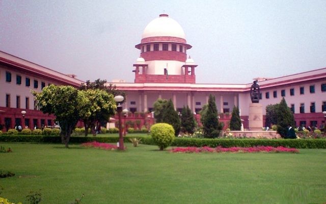 La cour suprême indienne. Illustration. (Crédit : Legaleagle86/CC BY-SA 3.0/WikiCommons)