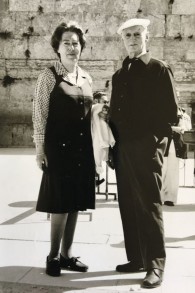 Fritzi et Otto à Jérusalem, en 1967. (Autorisation)