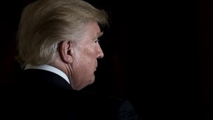Le président américain Donald Trump à la Maison Blanche, le 6 octobre 2017. (Crédit : Brendan Smialowski/AFP)