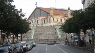 Vue sur la gare de Marseille Saint-Charles. Illustration. (Crédit : Michiel1972/Wikimedia commons)