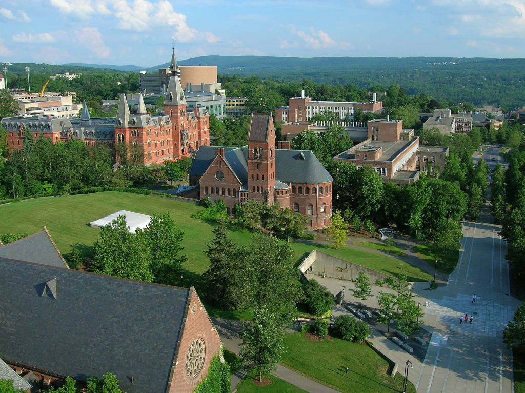 'université Cornell, dans l'état de New York. (Crédit: CC BY SA 2.0/Wikimedia Commons)