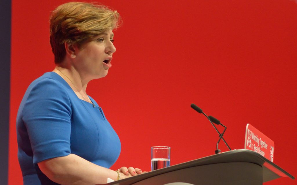 Emily Thornberry pendant la conférence du Labour en 2016. (Crédit : Rwendland/CC BY-SA 4.0/Wikipedia)