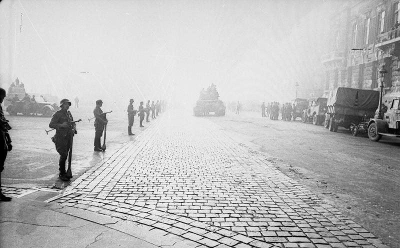 L'armée allemande à Budapest en octobre 1944