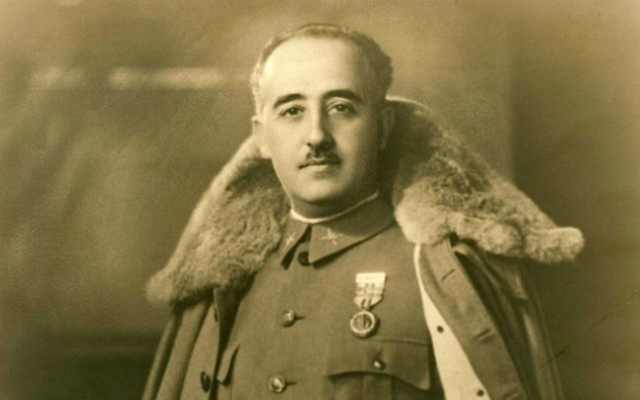 Le dictateur espagnol Francisco Franco en 1930, neuf ans avant qu'il ne prenne le pouvoir (Crédit : domaine public)