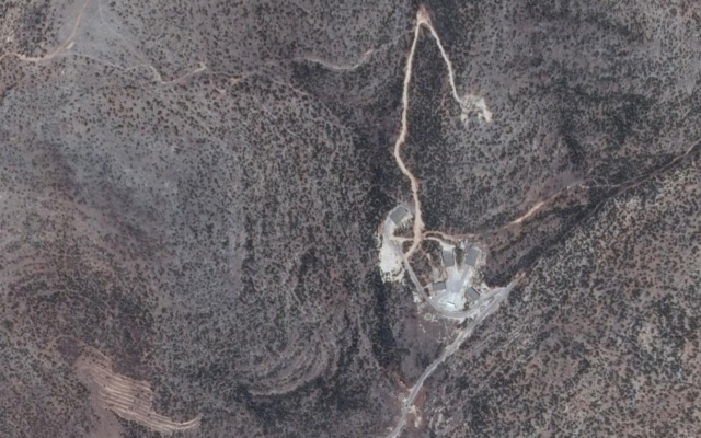 Un site dans l'ouest de la Syrie soupçonné d'abriter une installation nucléaire potentielle, capturé le 19 juin 2014. (Google Earth)