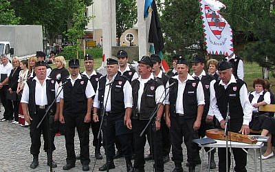 La chorale de la Garde nationale hongroise en 2009. (Domaine public)