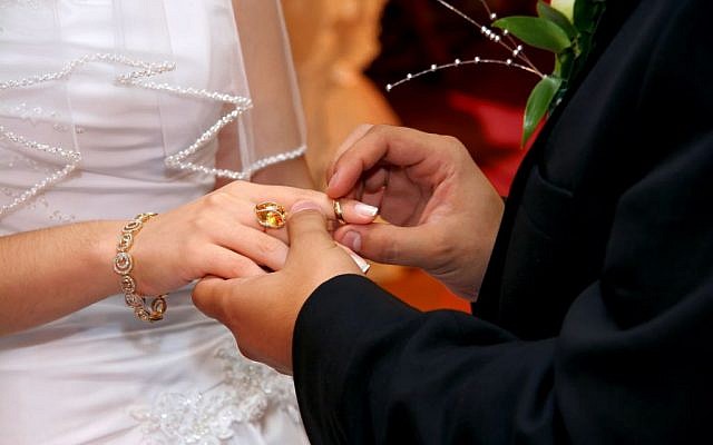 Illustration. Un mariage juif. (Shutterstock via JTA)