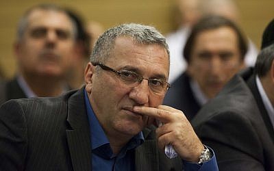 Le député Robert Tiviaev du parti Kadima, le 3 décembre 2012. (Crédit : Yonatan Sindel/FLASH90)