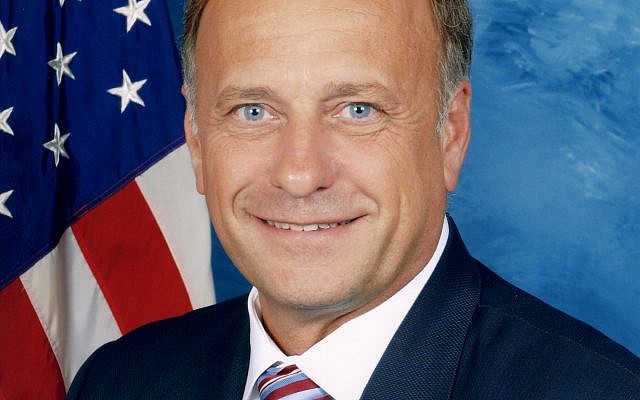 Steve King, représentant républicain de l'Iowa à la Chambre des représentants des États-Unis. (Crédit : domaine public)
