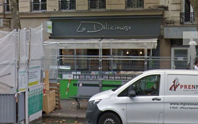 Vue Google Street View de la boulangerie La Délicieuse, boulevard Voltaire à Paris (Crédit: capture d'écran)