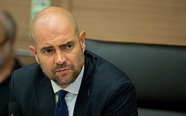 Le député Amir Ohana (Likud), le 10 juillet 2018. (Yonatan Sindel/Flash90)