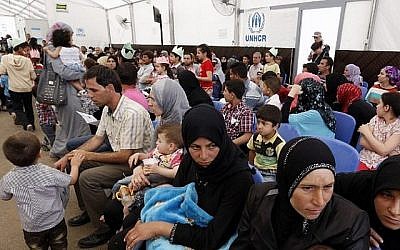 Photo d'illustration de réfugiés syriens, le 29 mai 2014. (AFP/Anwar Amro)