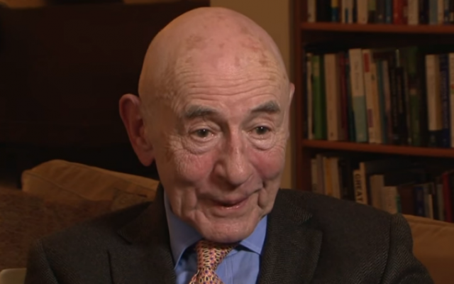 Le psychologue Walter Mischel en 2015 (Capture d'écran : YouTube)