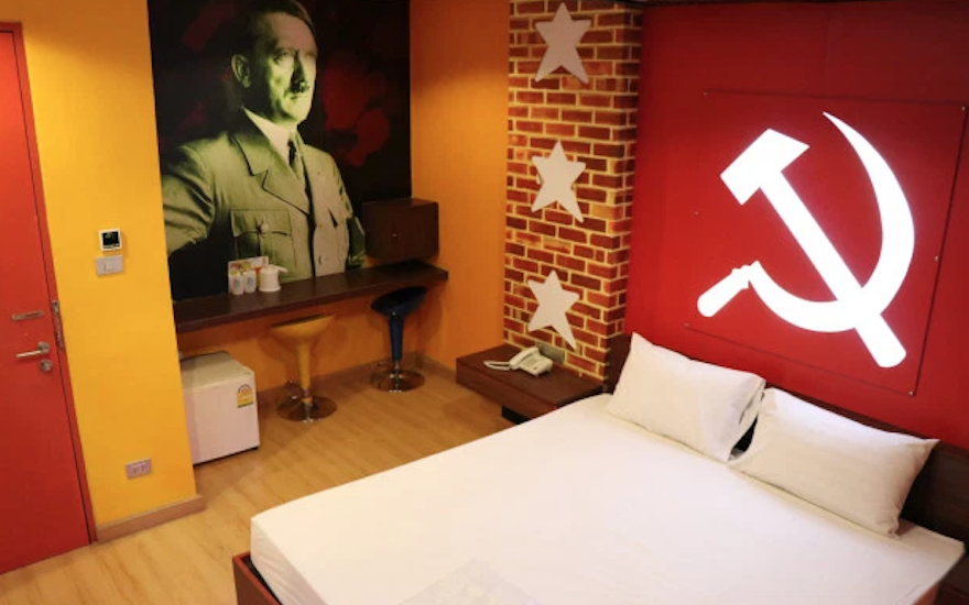 Une Chambre Dun Sex Hotel Thaïlandais Opte Pour Un Décor Nazi The