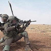 Des soldats de la brigade de commando de l'armée israélienne participent à un exercice à grande échelle au mois de novembre 2018 (Crédit : Armée israélienne)