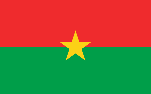 Le drapeau du Burkina Faso. (Domaine public)