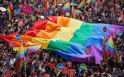 La Gay Pride à Istanbul, le 30 juin 2019. (Crédit: Lambdaistanbul, courtesy)